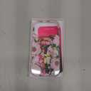 SCORPIFY for iPhone 17 Pro Max Case [Compatible with MagSafe] with Pink Peony Floral Design, Cute Clear Flower Magnetic Phone Cover for Women Girls, Slim Shockproof Bumper with Gold Accents