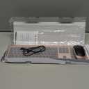 seenda Wireless Keyboard and Mouse Combo, Rechargeable Quiet Keyboard Mouse, Sleek and Ultra Thin Design, Full-Size with Number Pad for Windows, Laptop, PC, Notebook, Desktop (Rose Gold & Black)