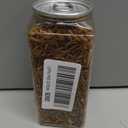 Reptile Food Dried Mealworms Pet Worms Food for Bearded Dragon, Lizard, Turtles, Chameleon, Monitor, Frog, Sugar Glider, Chickens, Birds, Hamsters and Hedgehogs (3.5 OZ)