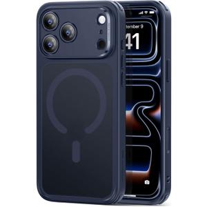ESR for iPhone 17 Pro Case, Compatible with MagSafe, Shockproof Military-Grade Protection, Scratch-Resistant Back, Magnetic Phone Case for iPhone 17 Pro, Classic Hybrid Case, Frosted Blue