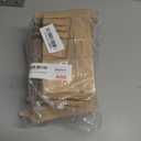 BagDream Small Bakery Bags with Window 100Pcs 3.54x2.36x6.7 Inches Tin Tie Tab Lock Kraft Brown Window Paper Bags for Coffee Bean, Cookies, Treat, Snack