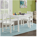 HYGRAD BUILT TO SURVIVE Kids Wooden Table and Chair Set - Stable and Sturdy Toddler Activity Table for Craft, Art - Perfect Children Gift for Livingroom, Daycare, Classroom, Playroom (White), Table Only