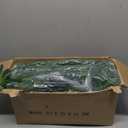 4 PCS Pre-Lit Christmas Garland Decorations,6 FT Faux Led Norfolk Pine Garland Artificial Realistic, Real Touch Greenery Christmas Pine Garland for Mantle Table Front Door Indoor Outdoor Holiday Decor