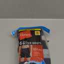 Hanes Men's Underwear Boxer Briefs 6 Pack, Moisture-wicking Underwear for Men, Breathable, Cool & Breathable Cotton (Large)