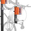 monTEK Automatic Lift Bike Rack  Fits 24-29" Tires, Heavy-Duty Vertical Wall Rack for Bicycles (Up to 71 lbs) - Effortless Lifting, Easy Install - Space-Saving Storage for Garage, Shed, BO (Black+Orange)