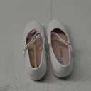 LseLom Girls Dress Shoes-Mary Jane Shoes for Girls Low Heel Princess Hook and Loop Dress Shoes Party Wedding Flats for Little/Big Kids, Size 13