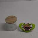 1 Pack Apple Slicer 8 Super Sharp Stainless Steel Blades Apple Slicer, Corer and Divider, Heavy Duty Stainless Steel Apple Cutter 30 oz DENMARK MED GLASS SKINNY APOTHECARY JAR WICACIA LID