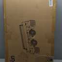 DJ Lights with Stand, 5 in 1 Party Lights DJ Disco Light for Parties Indoor, Sound Activated Mobile Stage Lighting System with DMX& Remote Control, Disco Ball Stage LED Par Light with Bag for Bar Gig