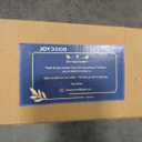 Joydeco Cordless Zebra Blinds (Pro), Dual Layer Light Control Zebra Blinds for Windows, Light-Proof Aluminum Cover, Free-Stop Roller Shades for Home & Office (White, 40" W x 75" H)