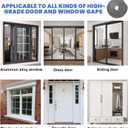 3 x 33 Ft Gray Self-Adhesive Weather Stripping - Soundproof, Draft Stopper for Doors & Windows | 0.35" W x 0.2" T