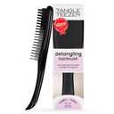 Tangle Teezer Ultimate Detangler Curly Hair Brush, 3C to 4C, Black | Patented two-tier, firm-flex teeth detangle, reduce breakage & frizz on wet or dry hair; hairbrush for curly to coily hair