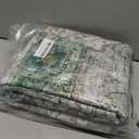 Jinchan Oriental 3x5 Area Rugs for Entryway - Machine Washable Non-Slip Doormat Ultra-Thin Low-Pile Vintage Floral Distressed Accent Rug for Entrance Bedroom Kitchen Living Room3x5ft, Grey/Blue