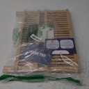 RoyalHouse Premium Natural Bamboo Dish Rack, Collapsible Dish Drainer, Foldable and Compact Dish Drying Rack for Kitchen Counter