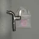 Outdoor Garden Bibb Spigot Washing Machine Faucet,1/2" Male Inlet Mop Sink Faucet,Easy to Install Utility Room Faucets with 2 Filter (Long)