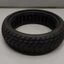 200x50 Electric Scooter Solid Tire, 8x2 Explosion-Proof Electric Scooter Solid Wheel, Puncture Proof Solid Rubber Tire, Tubeless Solid No Flats Tire Compatible For S1/S2/S3 black