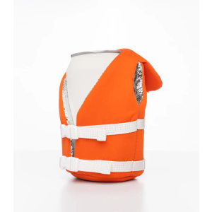 Insulated 12 oz Can Cooler I Beer Bottle & Soda Can Insulator, Keep Drinks and Beverages Cold - Apricot