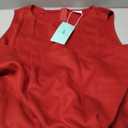 WIHOLL Women's Summer Sleeveless Boat Neck Mini Dress Slim Fit Party Club Bodycon Dresses (X-Large)