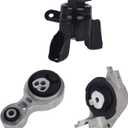 PAROD 3PCS Engine Motor Mount Transmission Fit for Ford Fusion 2010-2012, Mercury Milan 2010-2011 2.5L L4 Gas Automatic Trans Replace#A4431 A5556 A5740