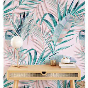 Modern Beautiful Palm Leaf Wallpaper 106x70 