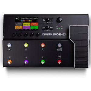 Line 6 POD Go Guitar Multi-Effects Pedal, Black