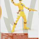 Power Rangers Lightning Collection Dino Thunder Yellow Ranger 6-Inch Premium Collectible Action Figure Toy with Accessories, Ages 4 and Up