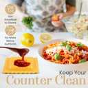 Ceramic Ravioli Spoon Rest for Stove Top, Spatula Holder for Counter, Funny Yellow Spoon Rest for Italian Kitchen Decor, Funny Kitchen Decor, Italian Themed Gifts for Cooks