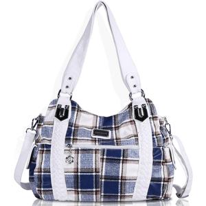 Angel Barcelo Purses for Women Soft PU Leather Shoulder Bag Crossbody Purse and Handbags (1b-blue)