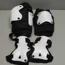 Skating Protective Gear Knee and Elbow Pads Wrist Guards for Roller Skating Skateboarding, Skate Pads Adult Knee Pads Adult (14+ years)