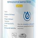 FPPWFU01 EPPWFU01 Water Filter Replacement, Compatible with EPPWFU01 PureAdvantage PWF-1, Frigidaire FPPWFU01 PurePour PWF-1 (1 Count)