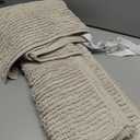 H.VERSAILTEX Plush Chenille Dog Bed Cover Thick Soft Sofa Cover for 3 Cushion Couch Anti Slip Couch Cover Furniture Protector for Dog, Pet, Cat (35" x 82", Oatmeal)