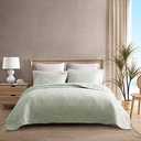 Tommy Bahama - King Quilt, Reversible Cotton Bedding, Pre-Washed for Added Softness (Costa Sera Green, King)