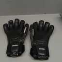 WVVOU Soccer Goalie Gloves for Adults and Youth, High Performance Goalkeeper Gloves with 5 Detachable Finger Saves, Soccer Gloves with 4mm Sticky Latex Palm (10, Black)