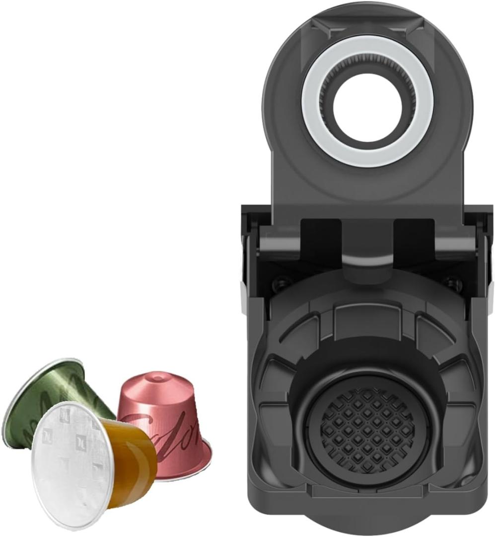The Adapter for NES* Original coffee pods, This Reusable Adapter is only compatible with the Magician1 Mini Espresso Machine, Fits for brewing Ristretto, Espresso, Lungo Coffee