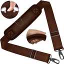 ZINZ Shoulder Strap 58" Ultra-Thick Fixed Padded and Adjustable Buckles Crossbody Strap for Briefcase Laptop Bag Luggage