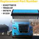 Engine Air Filter Compatible with Freightliner Cascadia 2018-2023 Replace#0342776010 03-42776-010 997879 91559 TR504-EF