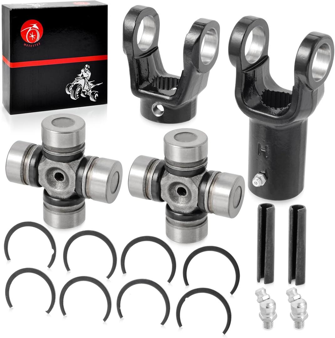 Front Drive Prop Shaft Yoke & U-Joint Kit For Polaris Scrambler 400 500 Magnum 325 330 500 Sportsman 335 400 450 500 600 700 800 Ranger 500 700 800 1000 RZR 800