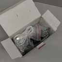 MIDOLA Kids Headphones Cat Ear Wireless Bluetooth 5.3 60H Over Ear, 8H with Led Light Foldable Headset with Aux 3.5mm Mic for Travel Pad Tablet Black