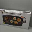 Chefman XL Electric Griddle with Removable Temperature Control, Immersible Flat Top Grill, Burger, Eggs, Pancake Griddle, Nonstick Extra Large Cooking Surface, Slide Out Drip Tray, 10 x 20 Inch