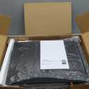 NightStand Bedside Charging Table Bedroom - Night Stand with Charger Station, Modern Nightstand with Open Shelf & 2 Fabric Drawers, Bed Side Table with USB-C USB Ports & AC Outlets for Dorm, Black