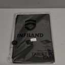 INFILAND Keyboard Case for Samsung Galaxy Tab S10 Plus/S9 Plus /S9 FE+ (12.4 inch) with 7-Color Backlight & High Precision Trackpad, Slim and Portable Detachable Folder Style Keyboard Case,Black