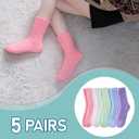 Fuzzy Socks for Women Cozy Fluffy Slipper Socks Soft Warm Winter Fleece Plush Sleeping Gift Socks
