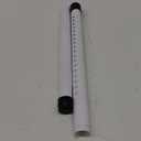 1.25 inch Diameter Sliding Door Security Bar, 17.1-40 Inch Adjustable Sliding Glass Patio Door Security Bar, White Sliding Door Lock Bar with Rubber Tips, Window Security Bar for Home