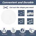 100 PCS Double Sided Tape, Heavy DutyMounting Tape,Round Strips Dots, Adhesvie Tape,Super-Sticky Pad for Wall,Door and More(Black,Diameter 30mm)