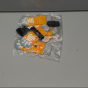 PUPTECK AntiSlip Dog Socks with Double Sides Grips for Small Medium Large Dogs Hardwood Floors Prevents Licking, Dog Shoes for Hot Pavement Traction Control for Senior Dogs, Yellow, S