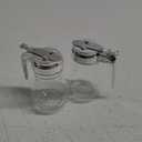 2Pcs 8oz Syrup Dispenser Honey Pot Glass Honey Dispenser Jar, Maple Syrup Dispenser, Honey Container, Commercial Quality With Handle Honey Dispenser for Home Kitchen Storage (1, Plain weave 2 pack)