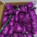 Waipfaru Glitter Roses Bouquet,Birthday Gifts for Women Mom,DIY Fake Flowers Bouquet with Birthday Stand-Up Signs,36 Purple Rose for Grandma Wife Friends