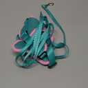 rabbitgoo Cat Harness and Leash,Green&Pink, M