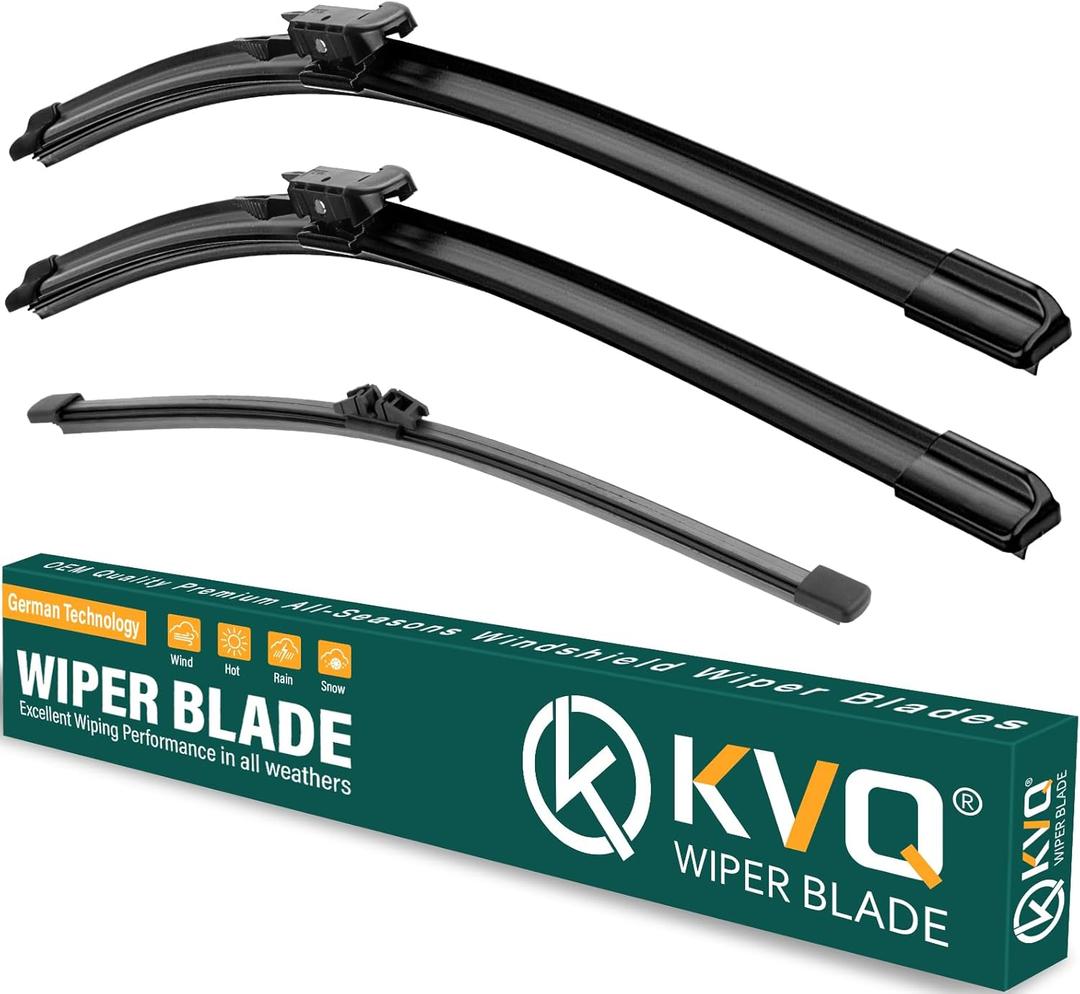 Windshield Wiper Blades Replacement for Ford Explorer 2011-2023,Original Equipment Replacement Front Rear Wiper Blade Set - 26" 22" 11" (Set of 3)