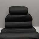 Office Chair Support Pillow, Fully Support The Whole Back, Relieve Fatigue - Memory Foam Lumbar Support Pillow for Office Chairs, Gaming Chairs, Car Seats, Wheelchairs, Black