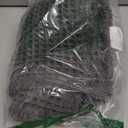 Hiasan Waffle Bath Mat, Super Absorbent Non Slip Bathroom Boho Rug with Tassels, Machine Washable Bath Mats for Bathroom, Ultra Soft Rubber Backed Rug, Dark Grey, 16 x 24 Inches